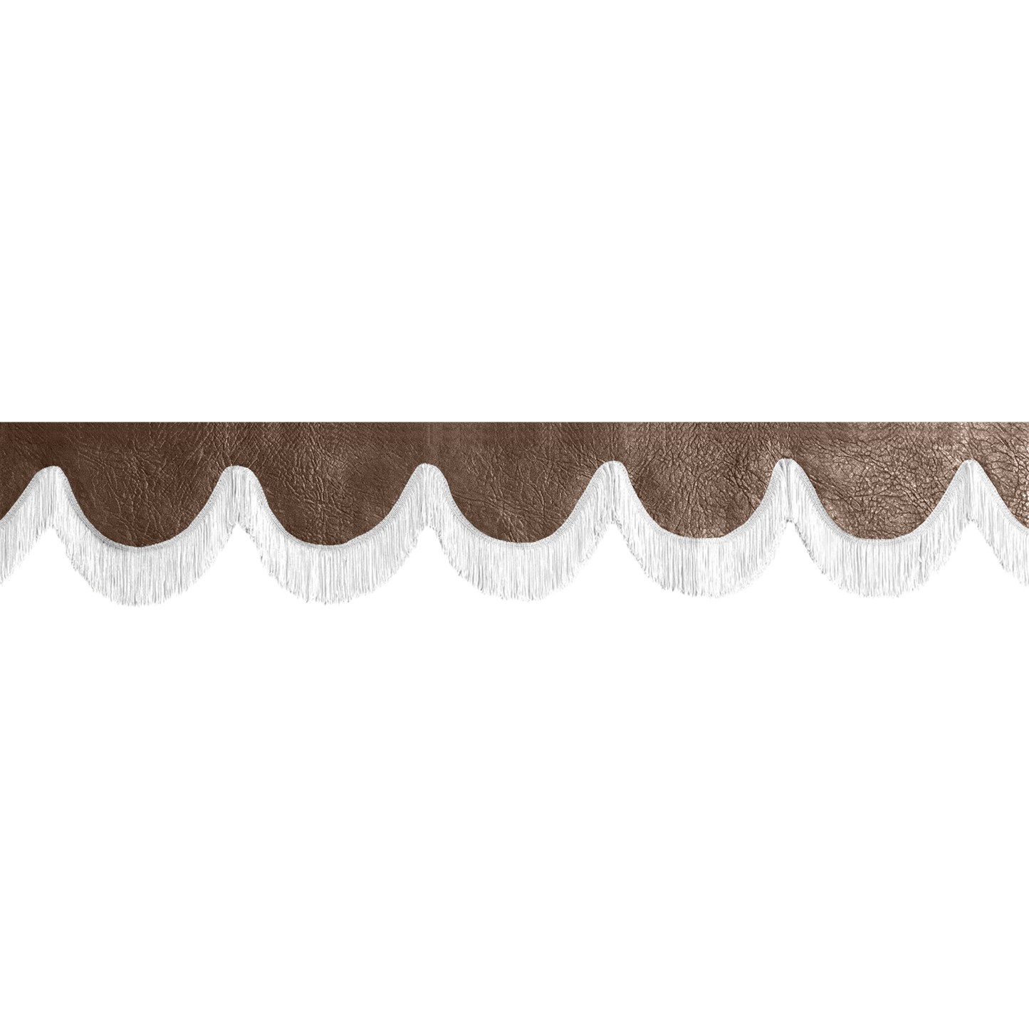 Gardin forrude nappa kaffebrun