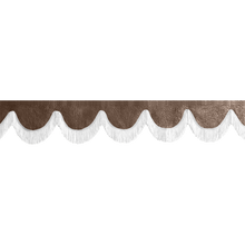 Gardin forrude nappa kaffebrun