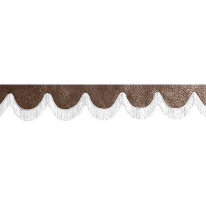 Gardin forrude nappa kaffebrun