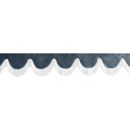 Gardin forrude nappa cobaltblå