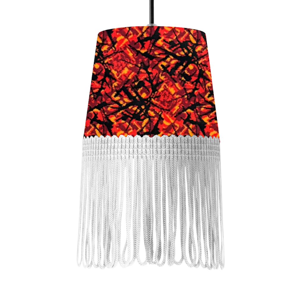 Lampe interiør rød busplys