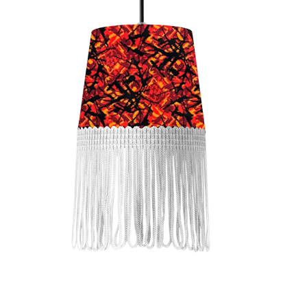 Lampe interiør rød busplys