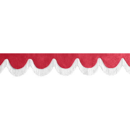 Gardin forrude nappa rød